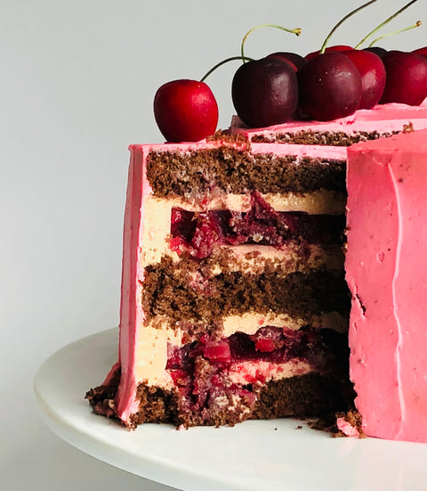 Chocolate & Morello Cherry Cake