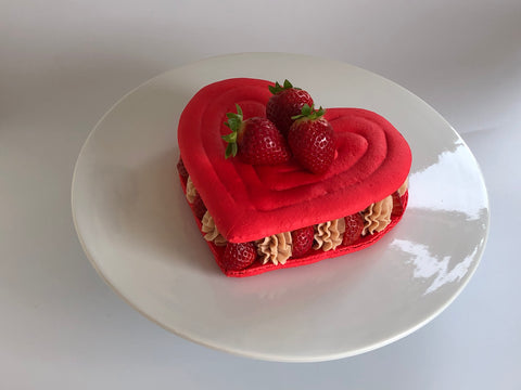 Heart Macaron Cake