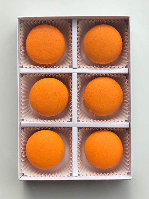 6 Piece Macaron Box (Single Flavour)