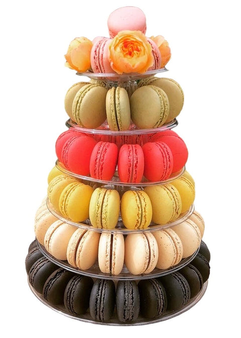 Six Tier Macaron Tower